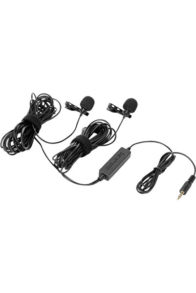 Saramonic Microfon Lavalier cu fără sârmă dublu LavMic 2m