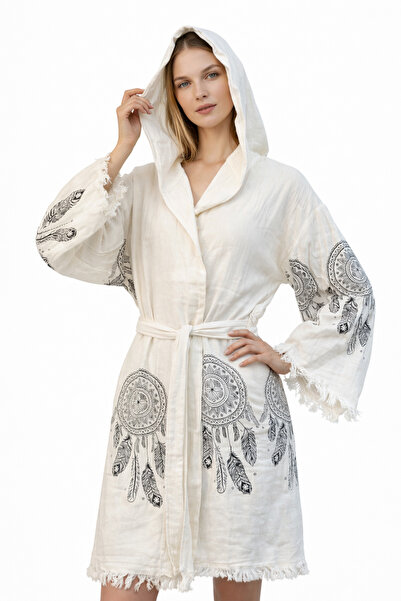 EMİLLİE Μπουρνούζι από 100% βαμβακερή μουσελίνα – Αναπνέον, εξαιρετικά ελαφρύ...