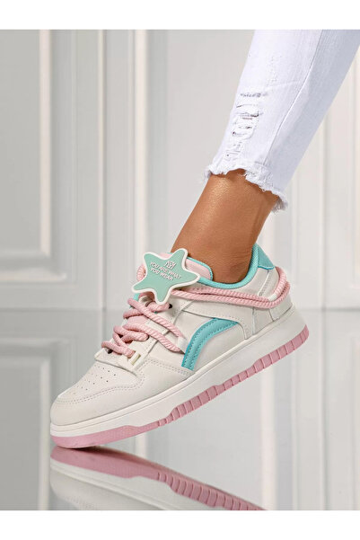 Zaira Women's pink sneakers made of eco- Leather Mimi #18208 - 40