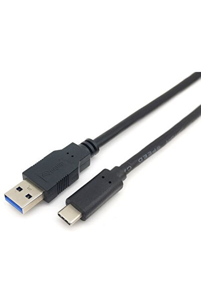 EQUIP Cablu USB 3.2 A -> C Oțel/Oțel 2.00m 3A/20V