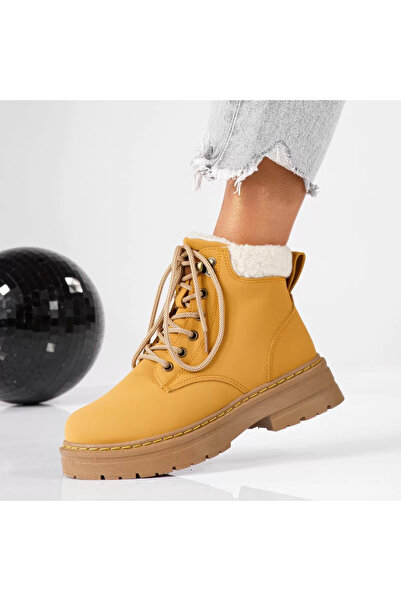 Zaira Women's Fur Boots Medeea Brown #17381 - 40