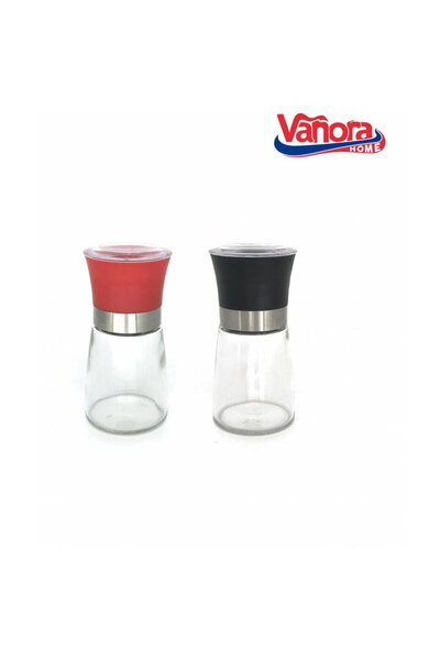 vanora SET TWO CERAMIC SALT & PEPPER GRINDERS 13.5 CM