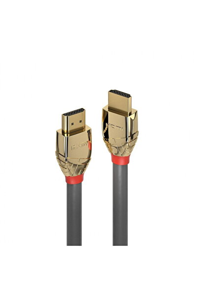 LİNDY Cablu HDMI de mare viteză, 2 m, linie aurie