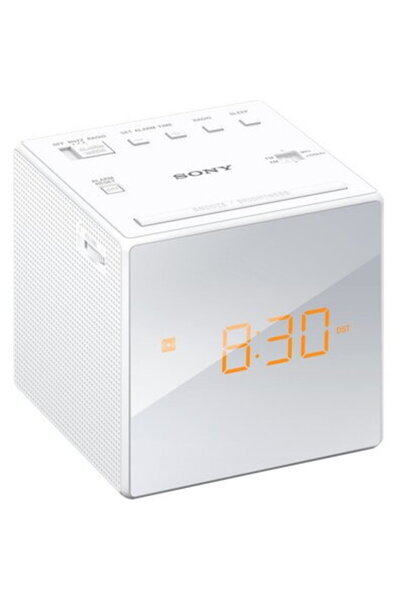 Sony Radio cu ceas ICF-C1 alb