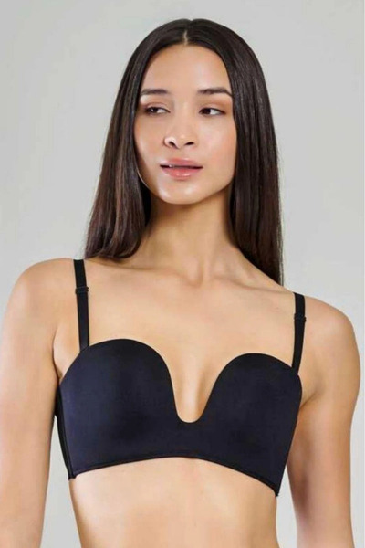 Mifella New İnci̇ Laser Cut Bonding Bra Without Underwire Support Non-Marking...