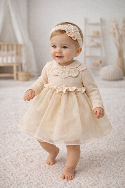 limebabies طقم فستان للأطفال من NIPPERLAND KIZ 3-6-9-12 شهرًا مصنوع من الأورج...