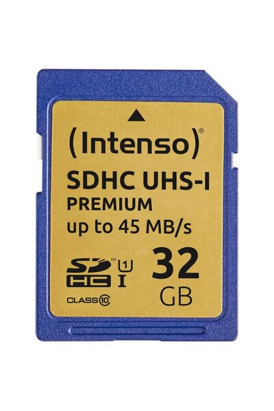 Intenso SDHC Memory Card 32GB Class 10 UHS-I Premium