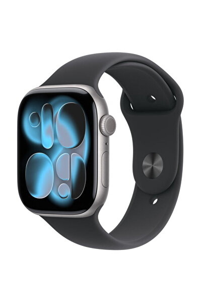 Apple Carcasă din aluminiu gri spațial de 46 mm pentru ceasuri seria 11 GPS c...
