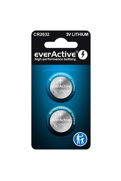 everActive Lithium batteries CR2032 - blister 2 pcs