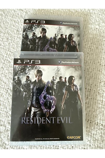 CAPCOM Ps3 resident evil 6 kolleksiyonluk full içerik 10/10 kondüsyon