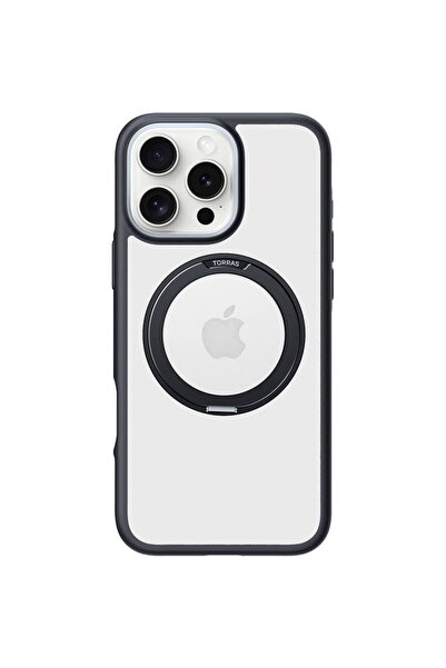 TORRAS Husa iPhone 16 Pro Max Ostand R Fusion MagSafe Series, negru