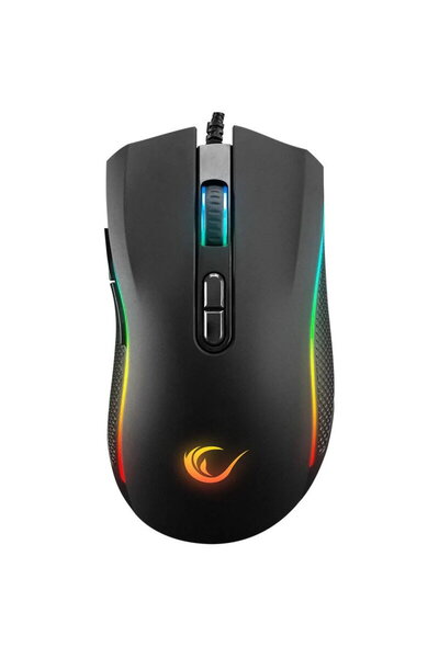 Rampage Mouse de gaming SMX-R44 V2, 12800 DPI, RGB, Negru
