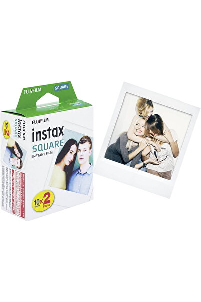 Fujifilm 1x2 Instax Square Film white frame