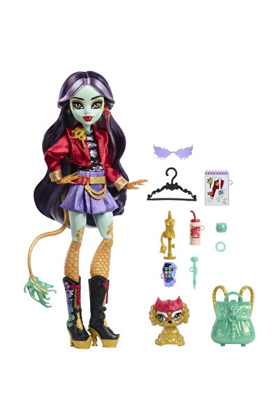 mattel Păpușa Monster High Jinafire Long cu animal