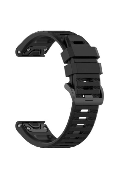 FIXED Λουράκι σιλικόνης για Garmin QuickFit 26mm, μαύρο