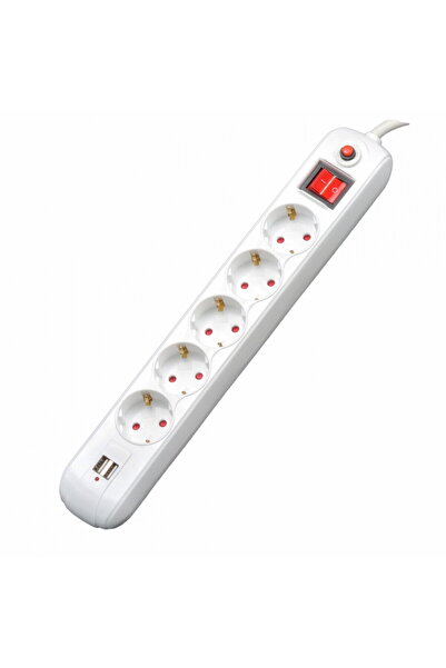 Spacer PRELUNGITOR SP SCHUKO x5 16A 1.8m AL