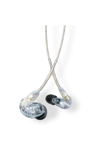 Shure Căști SE215 Pro cu fir, fără sârmă , pentru scenă/studio, transparente