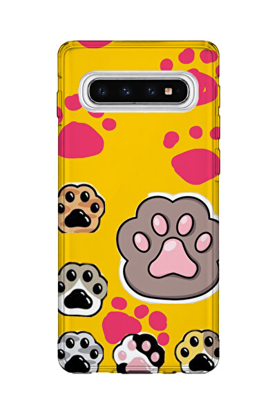 lelia حافظة هاتف شفافة مطبوعة متوافقة مع هاتف سامسونج جالاكسي S10 |   المجموع...