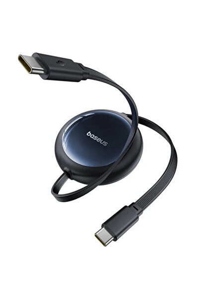 Baseus Nomos Retractable Charging and Data Cable, USB Type-C to USB Type-C 10...