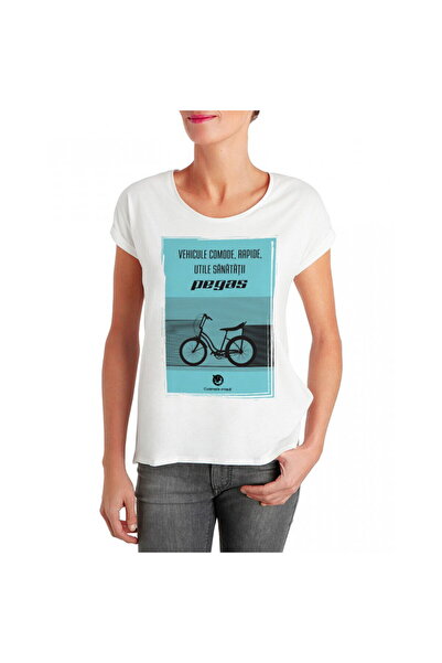 Pegas Women's T-Shirt Vehicles L Green