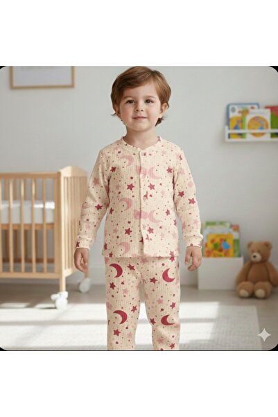 BEGONYA BEBECE KIDS Kids' Pajama Set for Girls/Boys with Star Reports