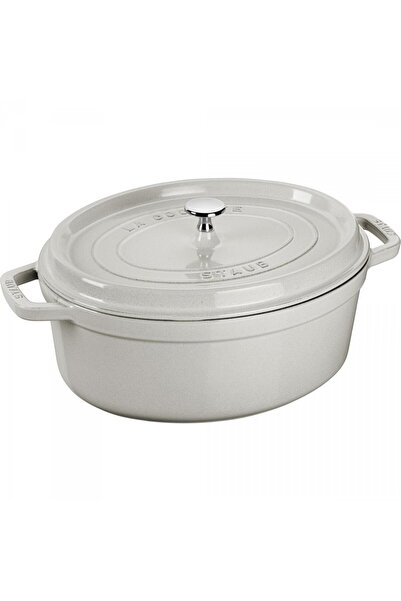 STAUB Oală ovală din fontă 6,7 l, Staub, Truffle, 33 x 40 cm