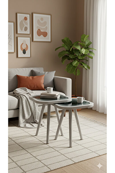 Atölye Ovo Vortex 2'li Zigon Seti (Cam Üst Yüzey)