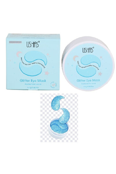 Ushas Cosmetics Eye Patches with Hyaluronic Acid 60 pcs