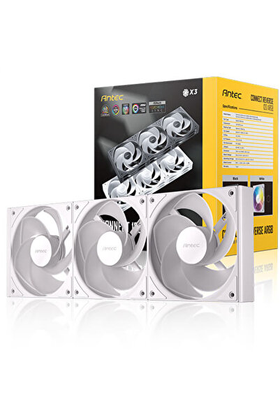 ANTEC Connect 120 Reverse ARGB PWM Alb set de 3