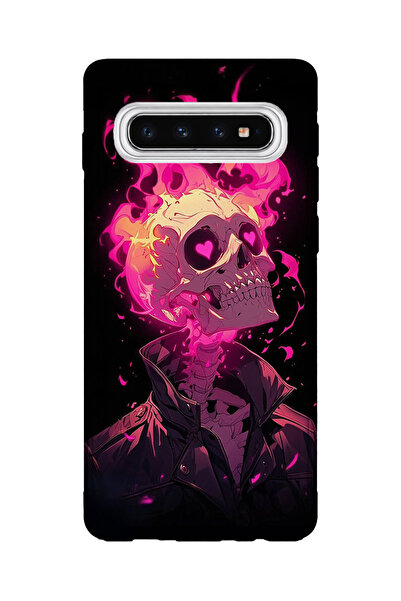 lelia حافظة هاتف شفافة مطبوعة متوافقة مع هاتف سامسونج جالاكسي S10 |   المجموع...