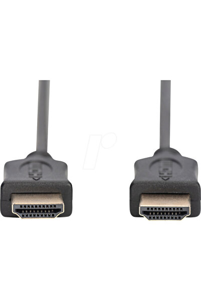 Assmann Cablu HDMI de mare viteză cu Ethernet, 2 m, sw