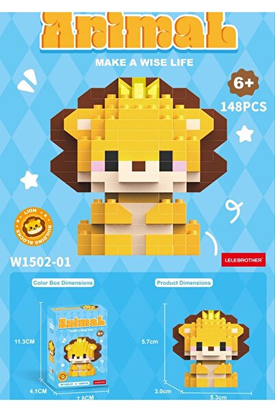 senacacollection Aslan Model Bricks Yapı Oyuncak Lego 1 ADET