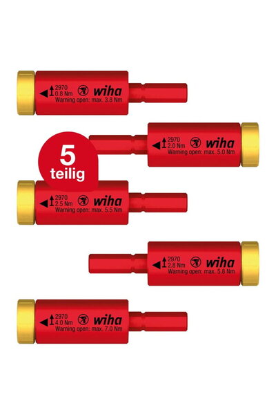 wiha Set de șurubelnițe easyTorque cu adaptor electric