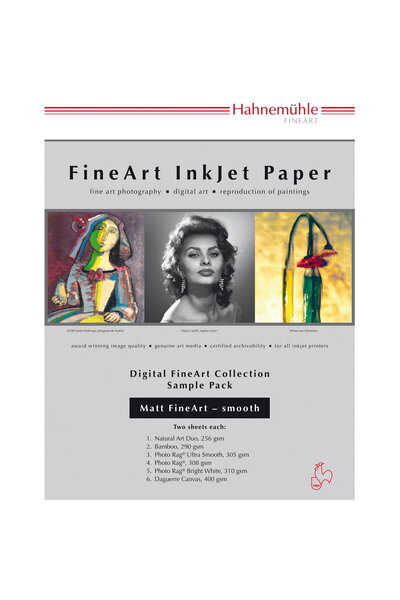 Hahnemühle Ψηφιακό FineArt A4 Testpack Ματ