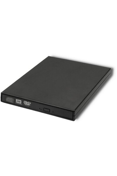Qoltec 51858 Външен DVD-RW рекордер | USB 2.0 | Черен