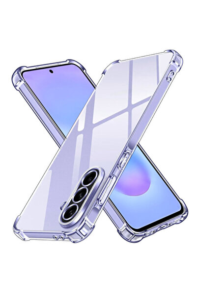 Techsuit Carcasă din silicon transparentă rezistentă la șocuri pentru Samsung...