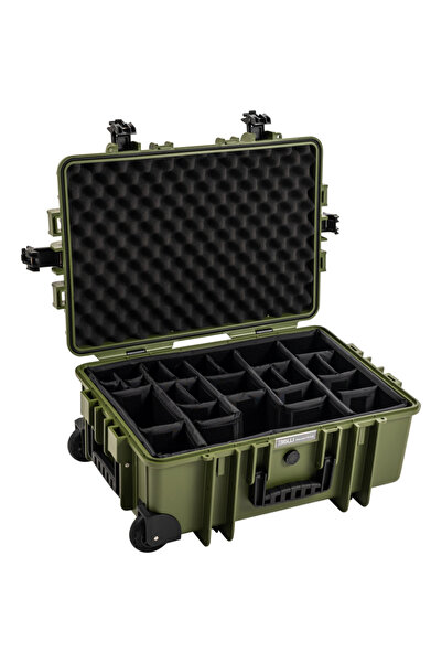 bw Outdoor Cases Type 6700 / Bronze green (divider system)