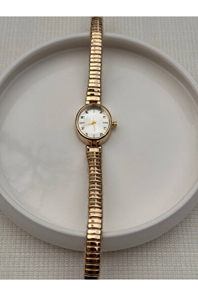 Betül Nayır - Betüş Takı Evi Gold Women's Wristwatch – Elegant Design with Wh...