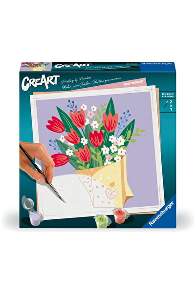 RAVENSBURGER CreArt - Tulip bouquet, painting