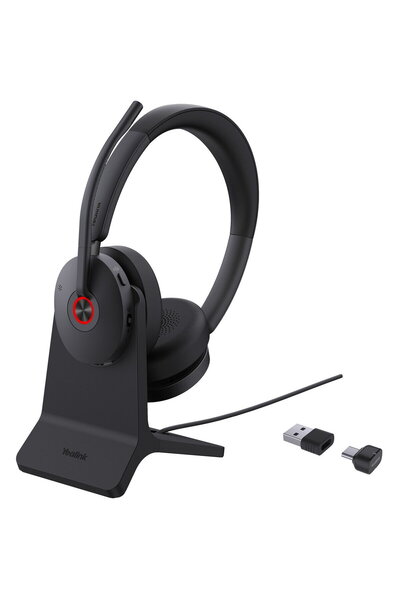 Yealink BH74 Set, Wireless, Black, 50m, USB Type-C/A