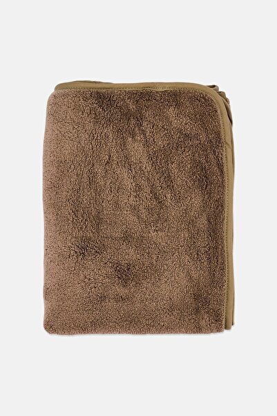 Muy Mucho Textured Bath Towel, Taupe