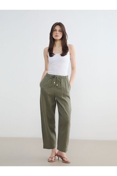 LC Waikiki Women's Trousers with Elastic Waist