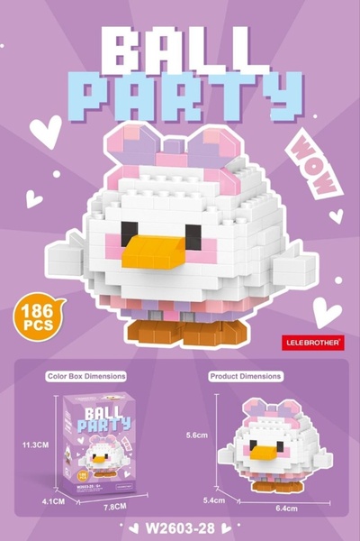 senacacollection Ördek Model Bricks Yapı Oyuncak Lego 1 ADET