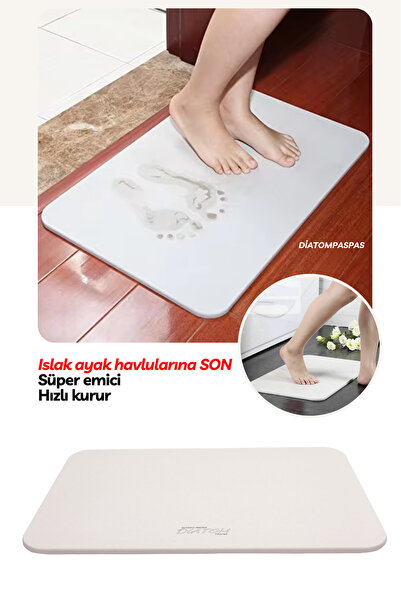 Empressco Süper Emici Sihirli Paspas Banyo Paspası Lavoba Önü Hızlı Kuruyan P...