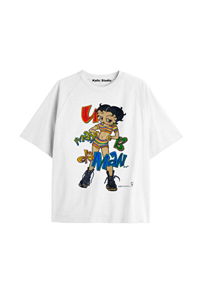 Kalic Studio Betty Boop Oversize T-Shirt White