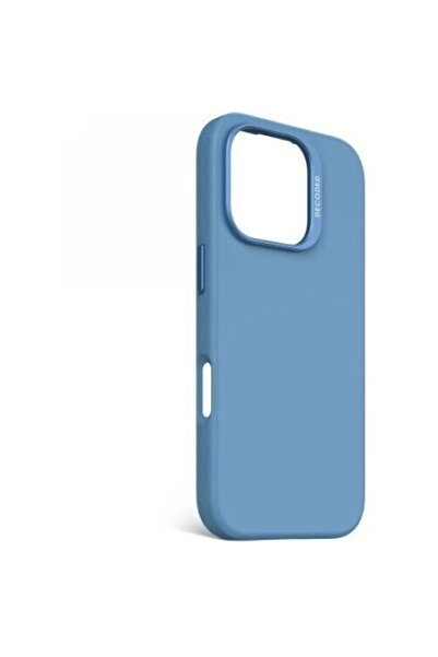 decoded Husă spate din silicon pentru iPhone 16 Pro - Albastru deschis