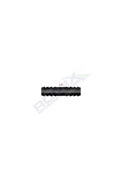 ROMİX Conector furtun liniar universal 8 mm - negru set de 5