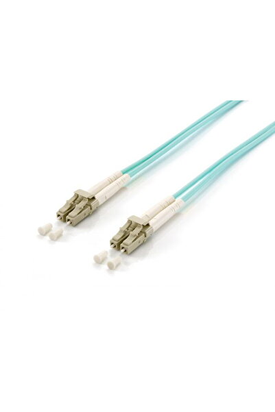 EQUIP Cablu de conectare LWL LC->LC 30.00m Multimod Duplex OM3 Turcoaz