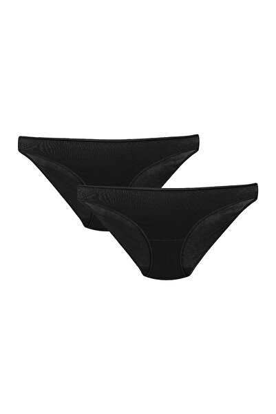 Kom Women's Modal-Cotton Basic 2-Piece Bikini Model Panties (with Socks as a ...