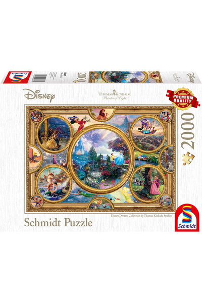 Schmidt Spiele Puzzle Schmidt - Thomas Kinkade: Colecția Disney Dreams, 2000 ...
